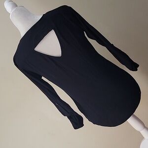 Black Long Sleeve With Hole on the Back